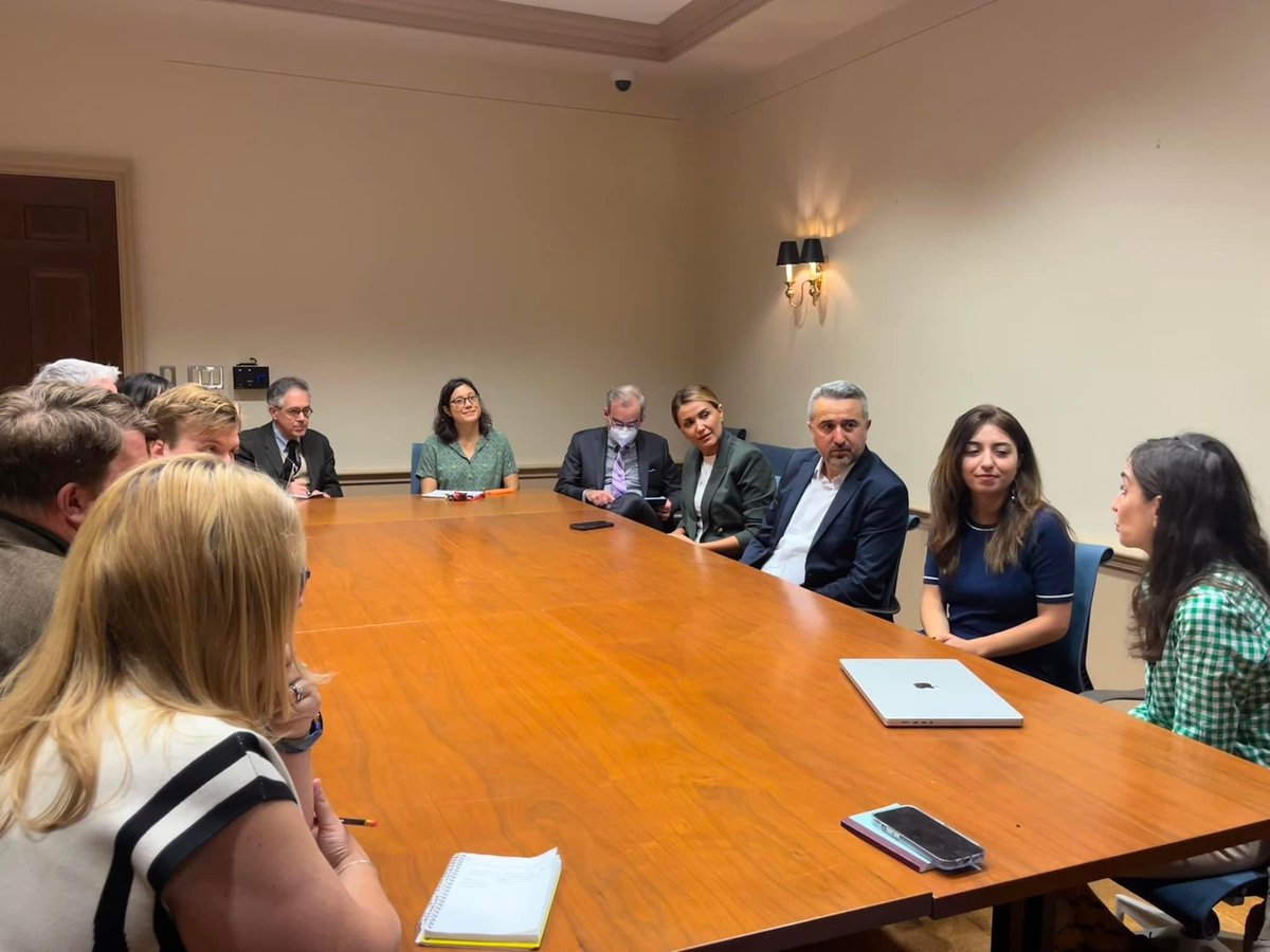🇦🇲🏛️🇺🇸 DISCUSSION AT HARVARD UNIVERSITY

The delegation of Matenadaran met with the university's teaching staff at the initiative of Professor Christina Maranci from #Harvard University.
👉🏻 matenadaran.am/en/2024/09/11/…