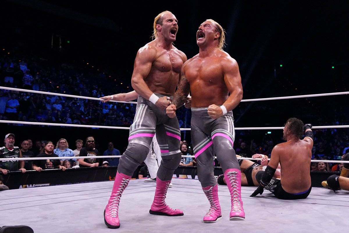 Cultaholic's tweet image. Should The Outrunners have won the Casino Gauntlet on last night's AEW Dynamite?