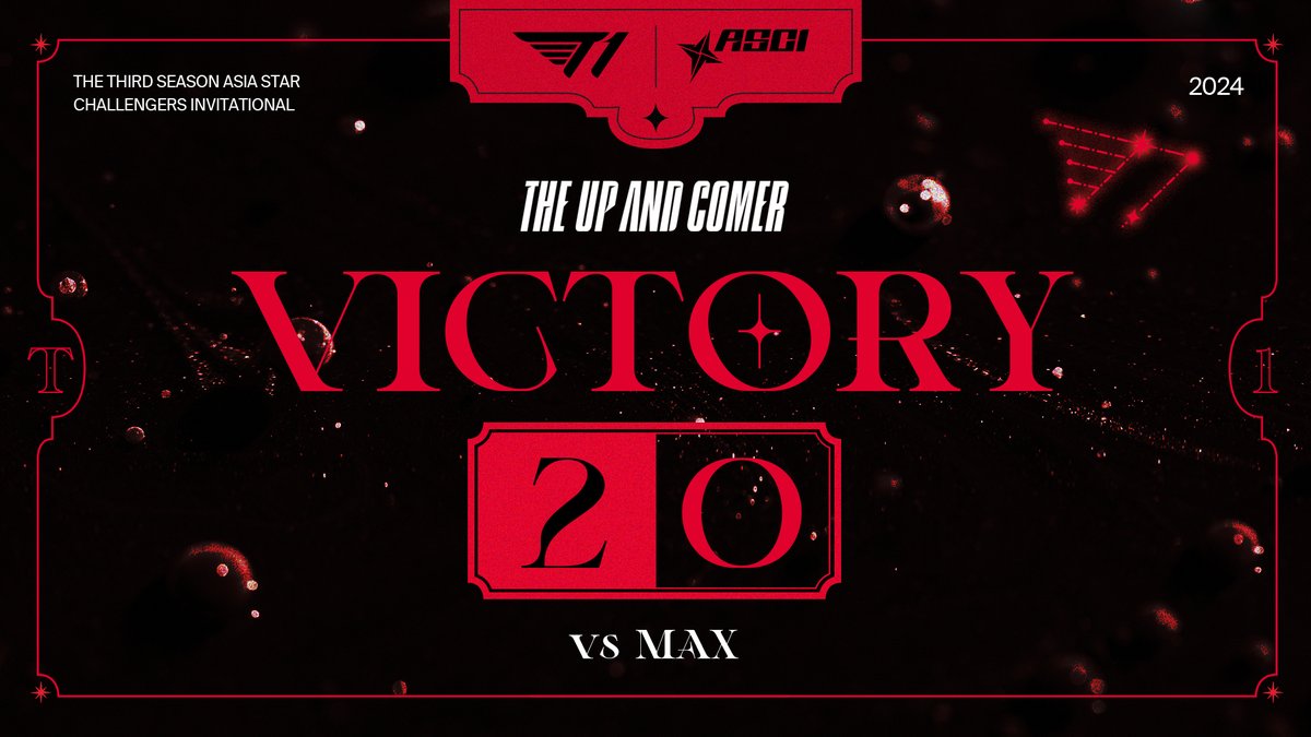 T1LoL's tweet image. [2024 #ASCI Group Stage vs MAX]

아직 끝나지 않았어.👊
T1 Esports Academy가 Last Chance Qualifier에 진출합니다!

It’s not over yet.👊 
T1 Esports Academy advances to the Last Chance Qualifier!

#T1WIN #T1Fighting