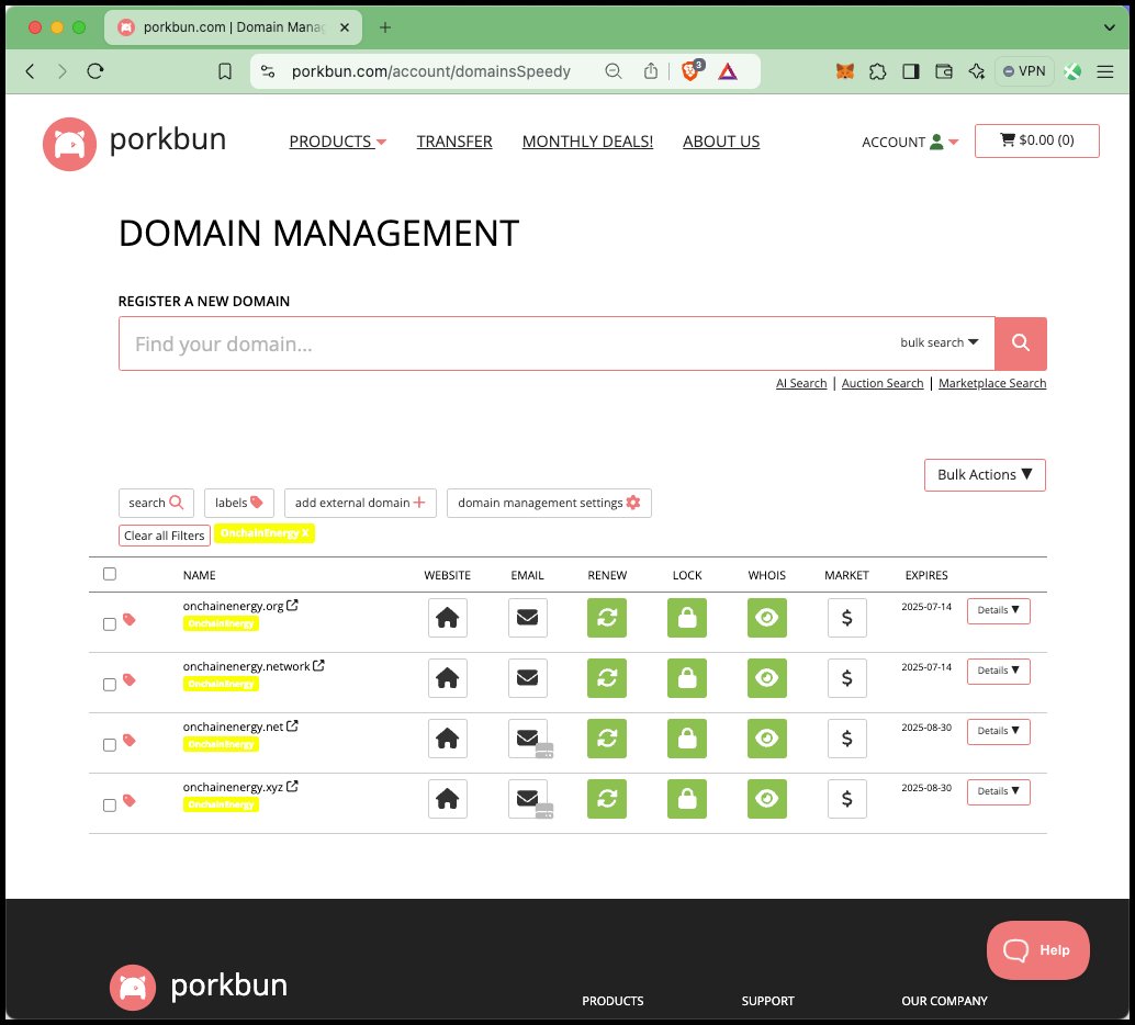 Onchain Energy Network tweet media