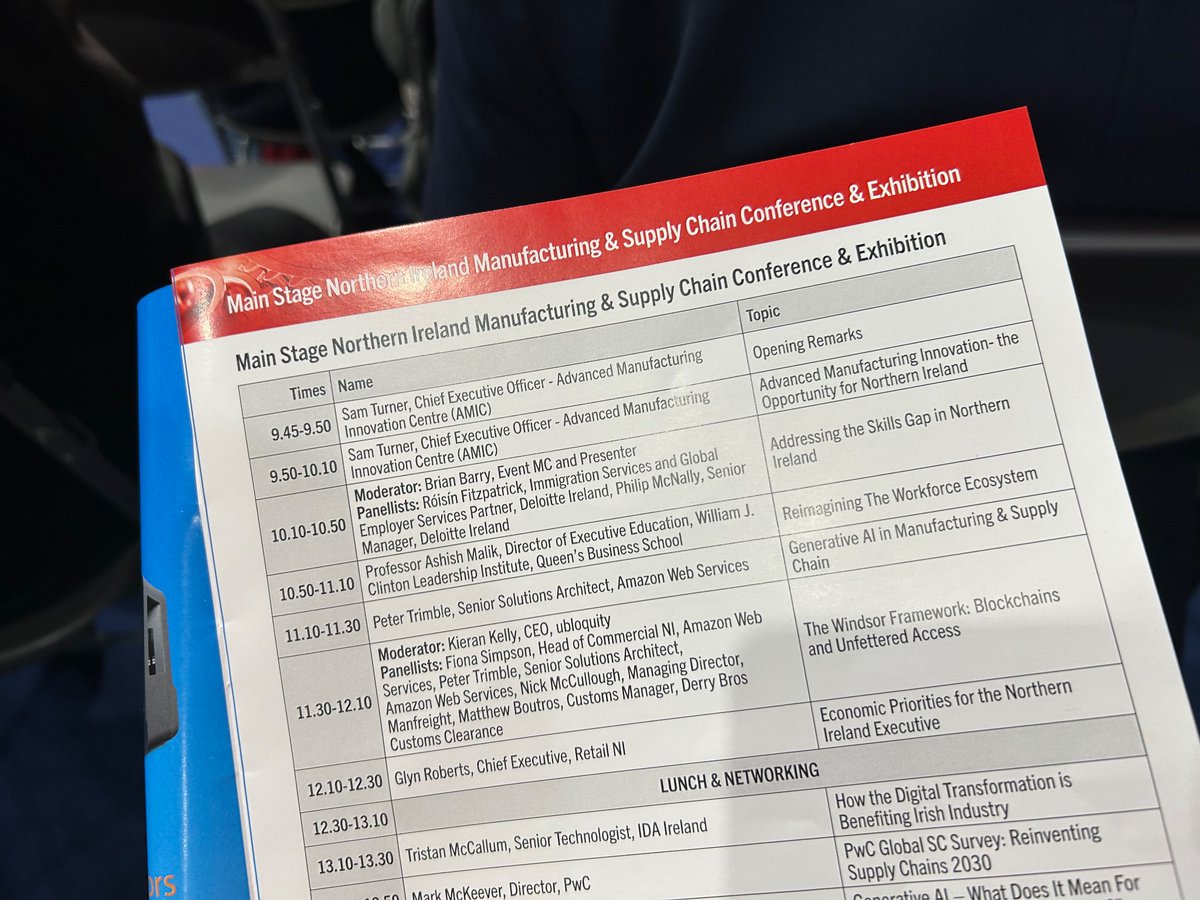 Roisin McAliskey (@fsbniregion) on Twitter photo An experienced panel discussion at the #ManufacturingExpoNI @NationalMSC discussing the Windsor Framework including <a href="/FSB_NI/">FSB Northern Ireland</a> members <a href="/krnjkelly/">Kieran Kelly</a> <a href="/Manfreightltd/">Manfreight Limited</a> & <a href="/derrybroscc/">Derry Bros Customs Clearance Ltd</a> An experienced panel discussion at the #ManufacturingExpoNI @NationalMSC discussing the Windsor Framework including <a href="/FSB_NI/">FSB Northern Ireland</a> members <a href="/krnjkelly/">Kieran Kelly</a> <a href="/Manfreightltd/">Manfreight Limited</a> & <a href="/derrybroscc/">Derry Bros Customs Clearance Ltd</a>