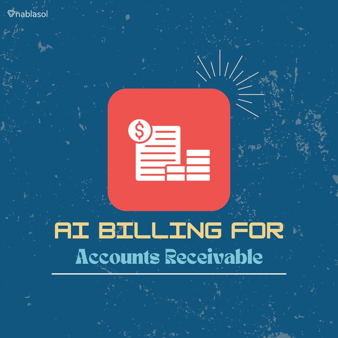 nablasol's tweet photo. AI billing is revolutionizing accounts receivable by streamlining workflows, enhancing cash flow, and improving risk management. 

Is your organization ready to optimize its accounts receivable process? 

Click here to read the full blog - https://t.co/fbmwWRIquM https://t.co/J9HuAyRyIJ