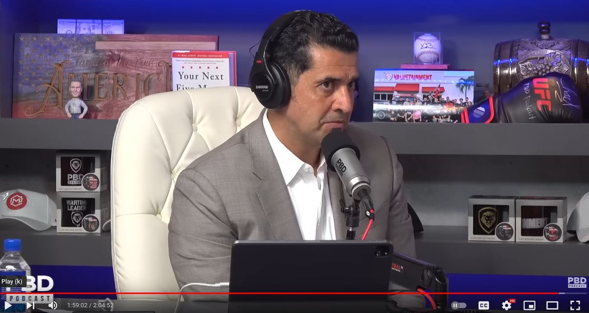 It looks weird to me when people in the same room on a Podcast are wearing headphones.