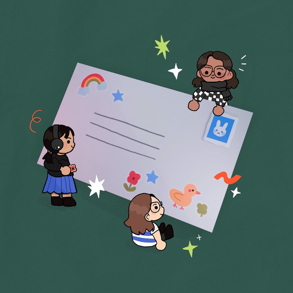 un peu de courrier pour #slowtember2024 💌