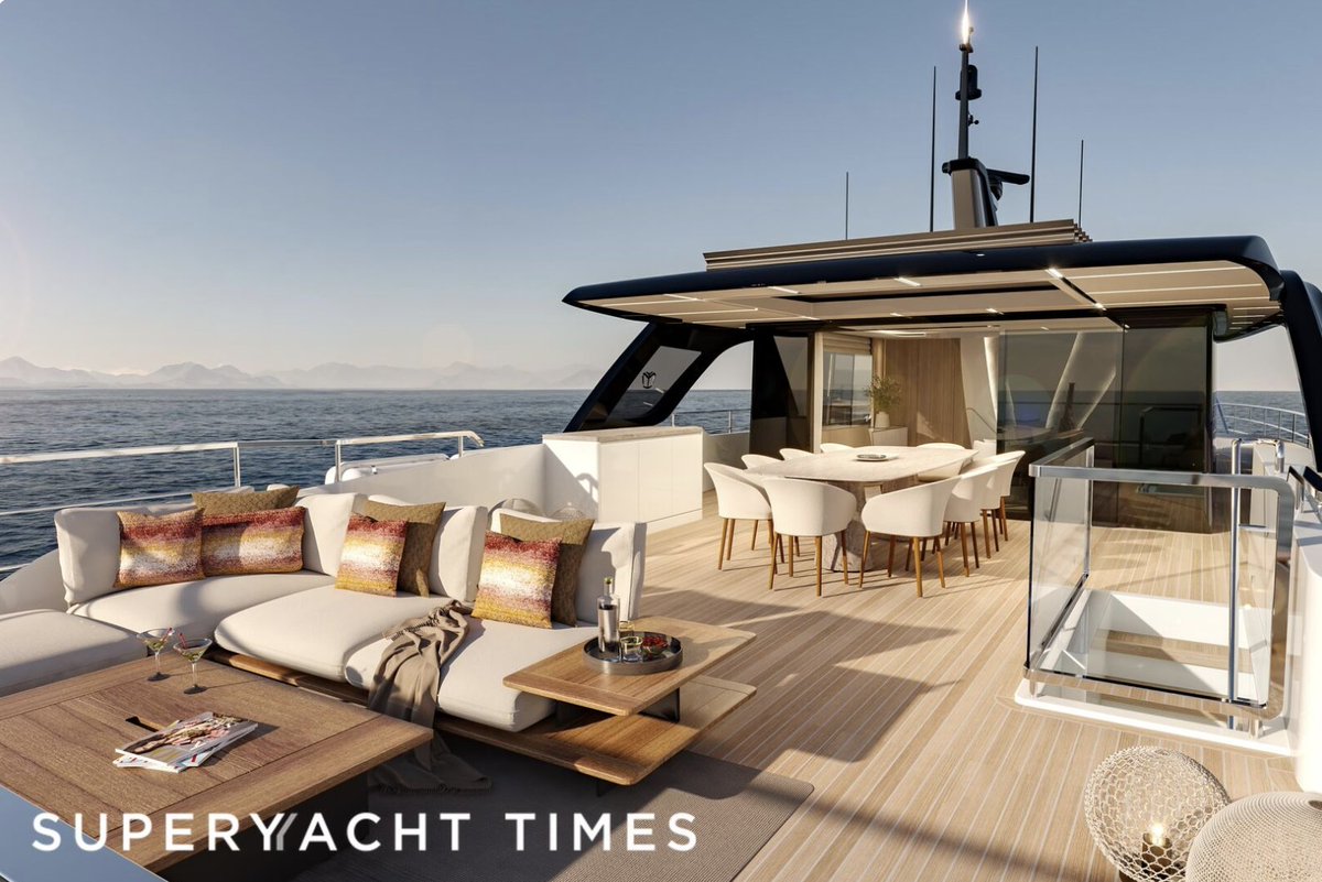 sytreports's tweet photo. Gulf Craft unveils new in-build 32m Majesty 100 Terrace yacht with Phathom Studio
💡 Learn more: https://t.co/3BbmSwZIE8
#GulfCraft #yachtdesign #cannesyachtingfestival #phathom https://t.co/aSnh0EF8my