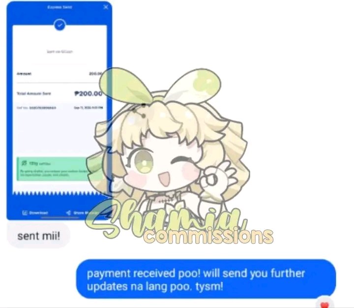 ╰──╮ ᯙ﹒〃: payment received!﹒⟡﹐ど ⭐🌱—

—
open for rush, non-rush, heavy, and light projects. slide us a dm for academic assistance! 

🏷️: #commsX #commstwt #lfclient