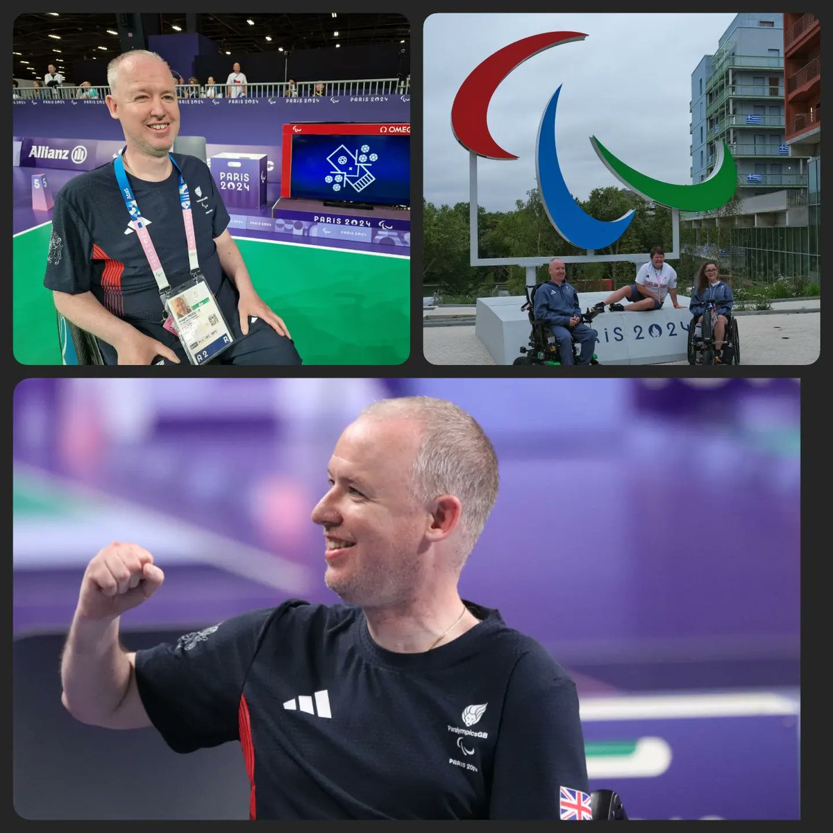 Paris 2024! That had all the feels! Words can't describe the emotions of seeing Steph realise his dream of becoming Paralympic Champion! #proudcoach <a href="/bocciabhoy/">Steph</a> <a href="/BocciaUK/">Boccia UK</a>