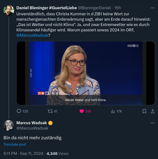 timgrecco's tweet photo. #ORF #ORFWetter
Was ist mit @MarcusWadsak passiert? 🤔
@SimonTschannett @yousitonmyspot @wetterblogAT @manu_oberhuber @DanielSchrott @FlorianBayer https://t.co/gL0mZbSdz8
