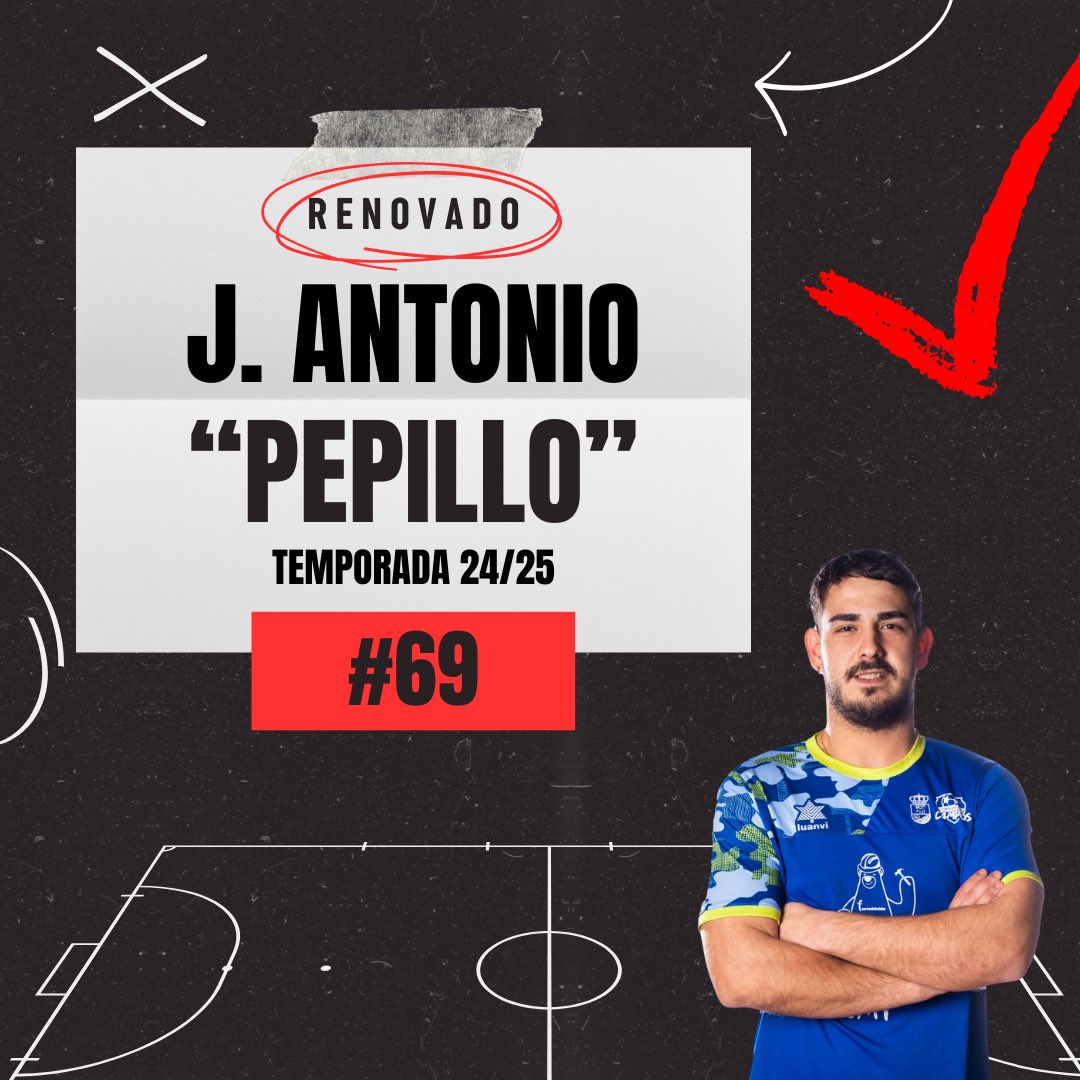 ⚠️ ¡RENOVACIÓN! ⚠️

Tras años sin jugar ❌, Juan Antonio “Pepillo”, aceptó el reto de volver a la portería del club 🧤 dejando huella en partidos importantes. Este año seguirá demostrando por qué ha vuelto 💪🏽 y contagiando al equipo con su motivación. 🧠⚽️

#123campos #cdcampos