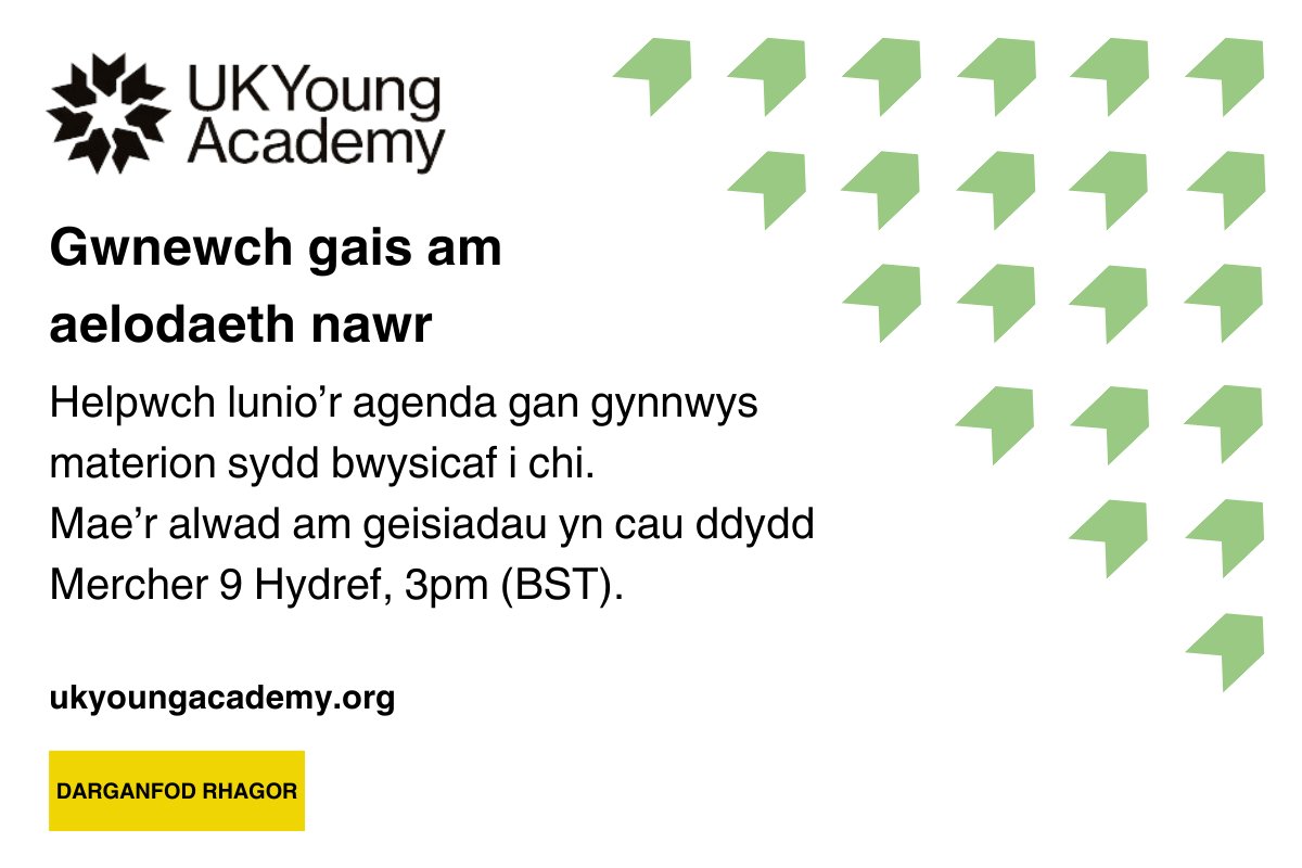 LSWalesCDdCymru's tweet image. Mae ymchwilwyr o Gymru yn cael eu hannog i wneud cais i ymuno ag Academi Ifanc y DU. Mae rownd y ceisiadau eleni yn cynnwys menter i gefnogi academyddion sydd mewn perygl hefyd.
cymdeithasddysgedig.cymru/ceisio-mwy-o-g…