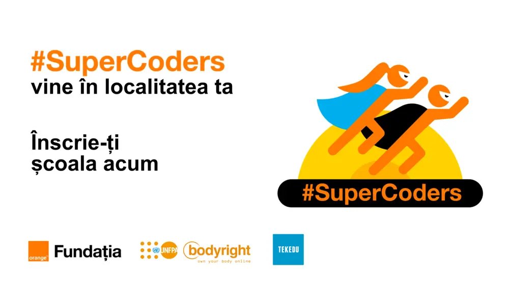 UNFPAMoldova's tweet image. @UNFPA🇲🇩expands its partnership with @OrangeMD to tackle tech-facilitated violence among youth!
👩💻👨💻This year’s #SuperCoders project will add digital safety to its AI & coding curriculum as part of the #bodyright movement.
‼️ No tech without safety! 🔗rb.gy/q8zvye