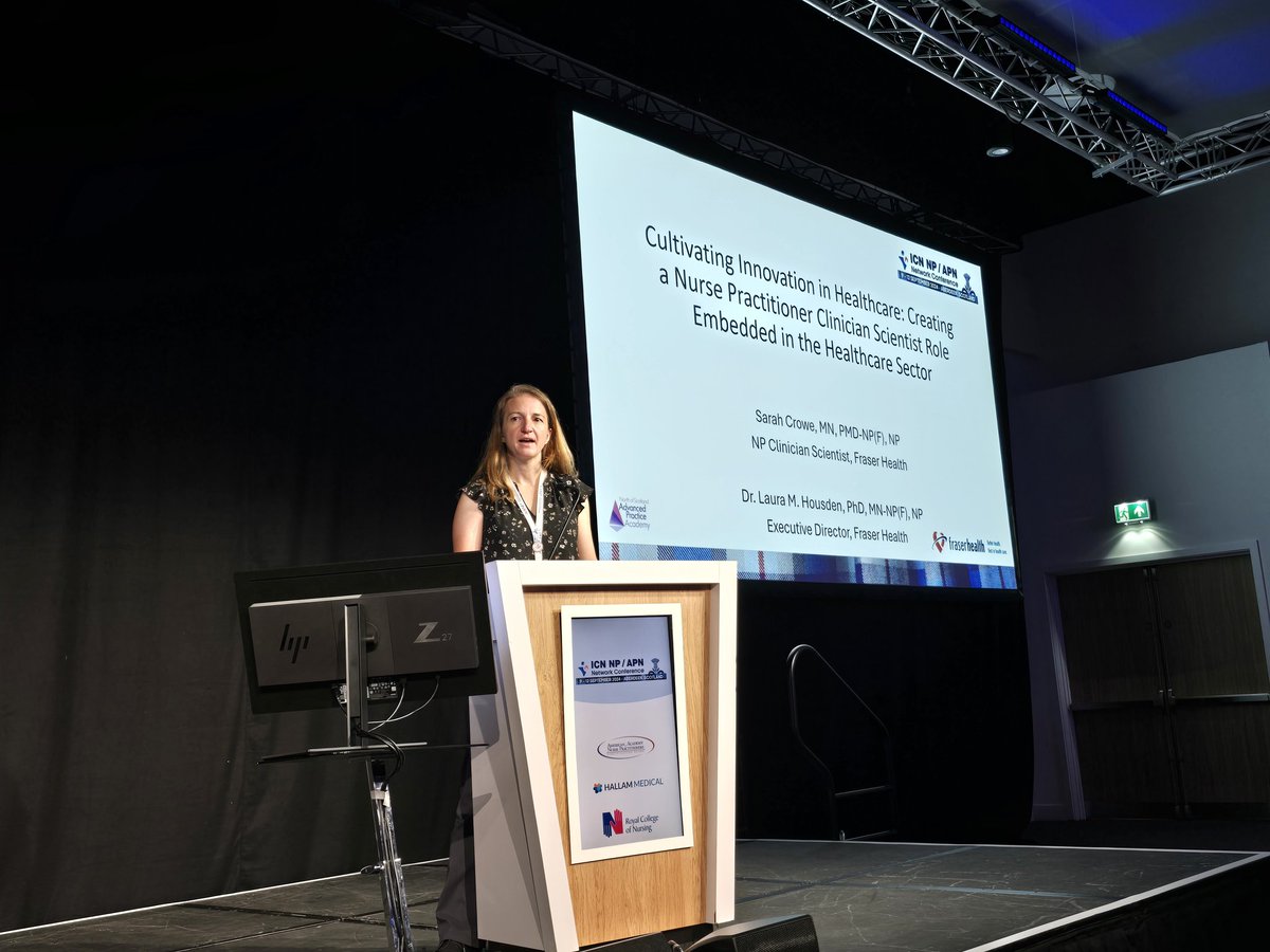 Thank you, Sarah, for reiterating our evolving advanced practice role and the importance of research to demonstrate our influential output <a href="/NPAPN2024/">ICN NP/APN 2024</a>
