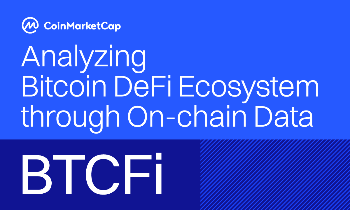 CoinMarketCap's tweet photo. 🔍 CMC Research | BTCFi: Analyzing Bitcoin DeFi Ecosystem Through On-chain Data

A comprehensive analysis of Bitcoin DeFi's rise, innovations, and future outlook. The report explores key projects, comparisons with Ethereum DeFi, and on-chain metrics. Co-authored with @Footprint_Data

Read the full report now! https://t.co/2sE1cfUk5v