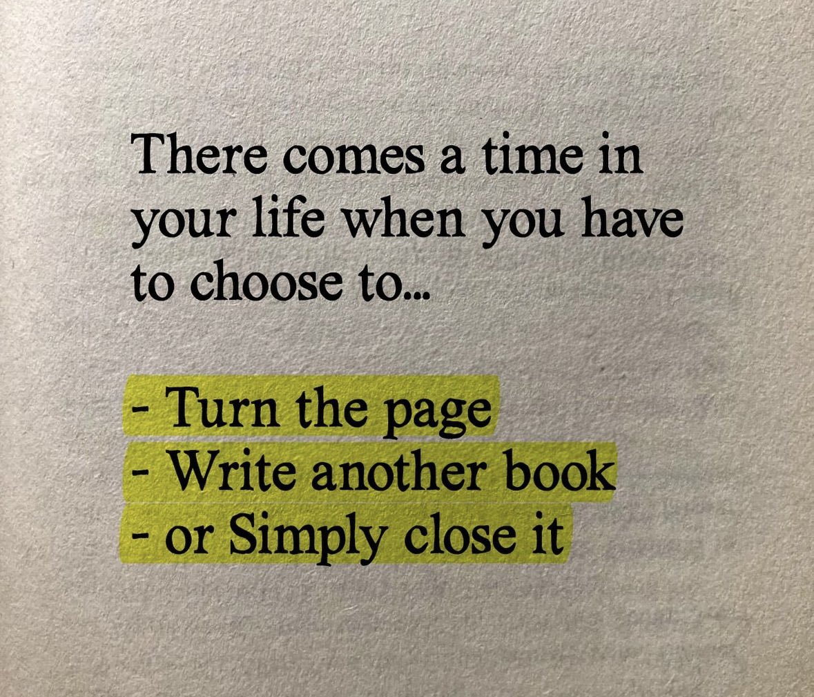 Decision time . . .