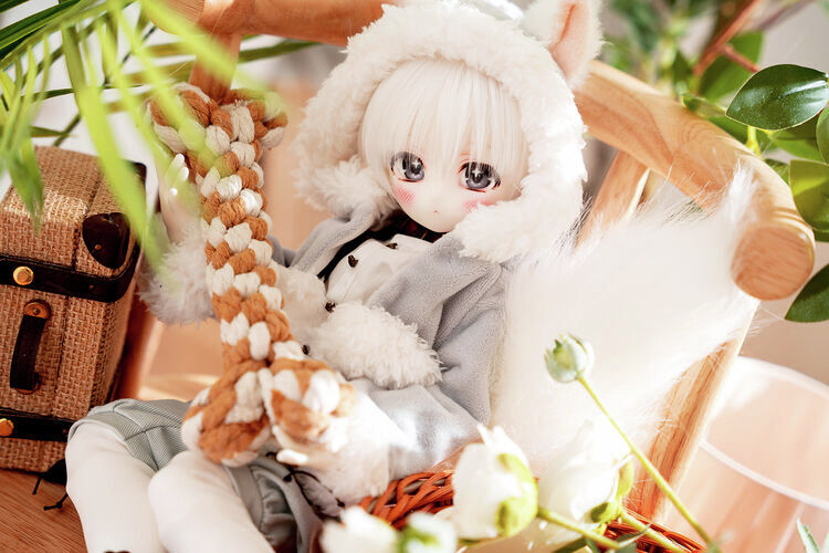 予告②】🐶DOLK×2D DOLL🐶 2D DOLLのPennyが サモエド犬のパピー(子犬