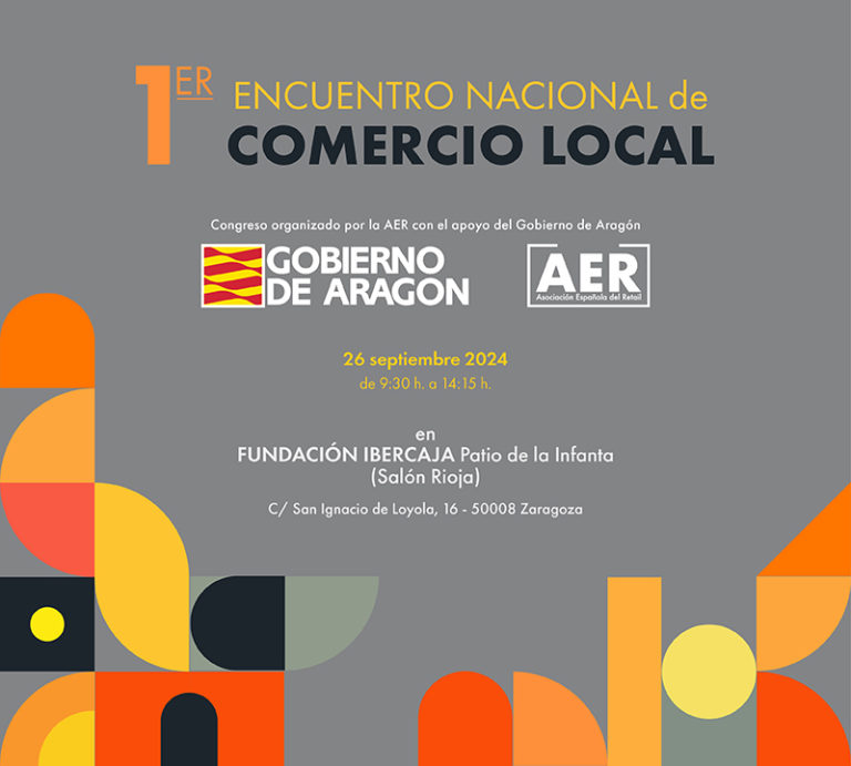 🔴 PRIMER ENCUENTRO NACIONAL DE COMERCIO LOCAL.  

📅 26/09/2024
⏰ 09:30h - 14:15h
📍 Fundación Ibercaja Patio de la Infanta (C/ San Ignacio de Loyola, 16, Zaragoza). 

✍️ Inscripciones: n9.cl/1pij8

#comercio #comerciolocal #negocios #desarrollo #territorio #Teruel