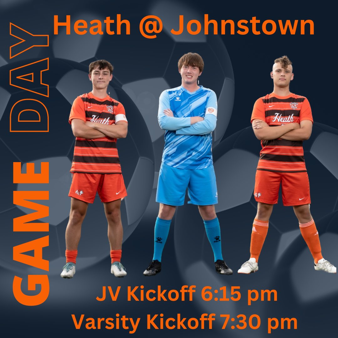Travel with us to Johnstown! JV Kickoff at 6:15, Varsity to follow! Go Dogs!🐾🧡⚽️