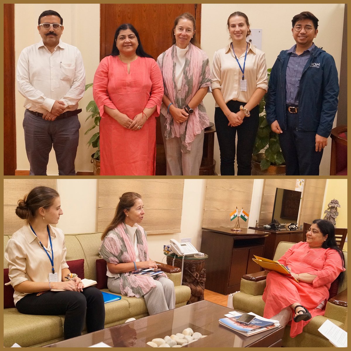 ICWA (@icwa_newdelhi) on Twitter photo Ms. Alessia Castelfranco, Administrator, Development Fund, International Organization of Migration (IOM) <a href="/IOMDevFund/">IOM Development Fund</a> met Nutan Kapoor Mahawar, Additional Secretary, ICWA today at #SapruHouse to discuss and review ongoing cooperation between ICWA and IOM, including Project PRAYAS Ms. Alessia Castelfranco, Administrator, Development Fund, International Organization of Migration (IOM) <a href="/IOMDevFund/">IOM Development Fund</a> met Nutan Kapoor Mahawar, Additional Secretary, ICWA today at #SapruHouse to discuss and review ongoing cooperation between ICWA and IOM, including Project PRAYAS