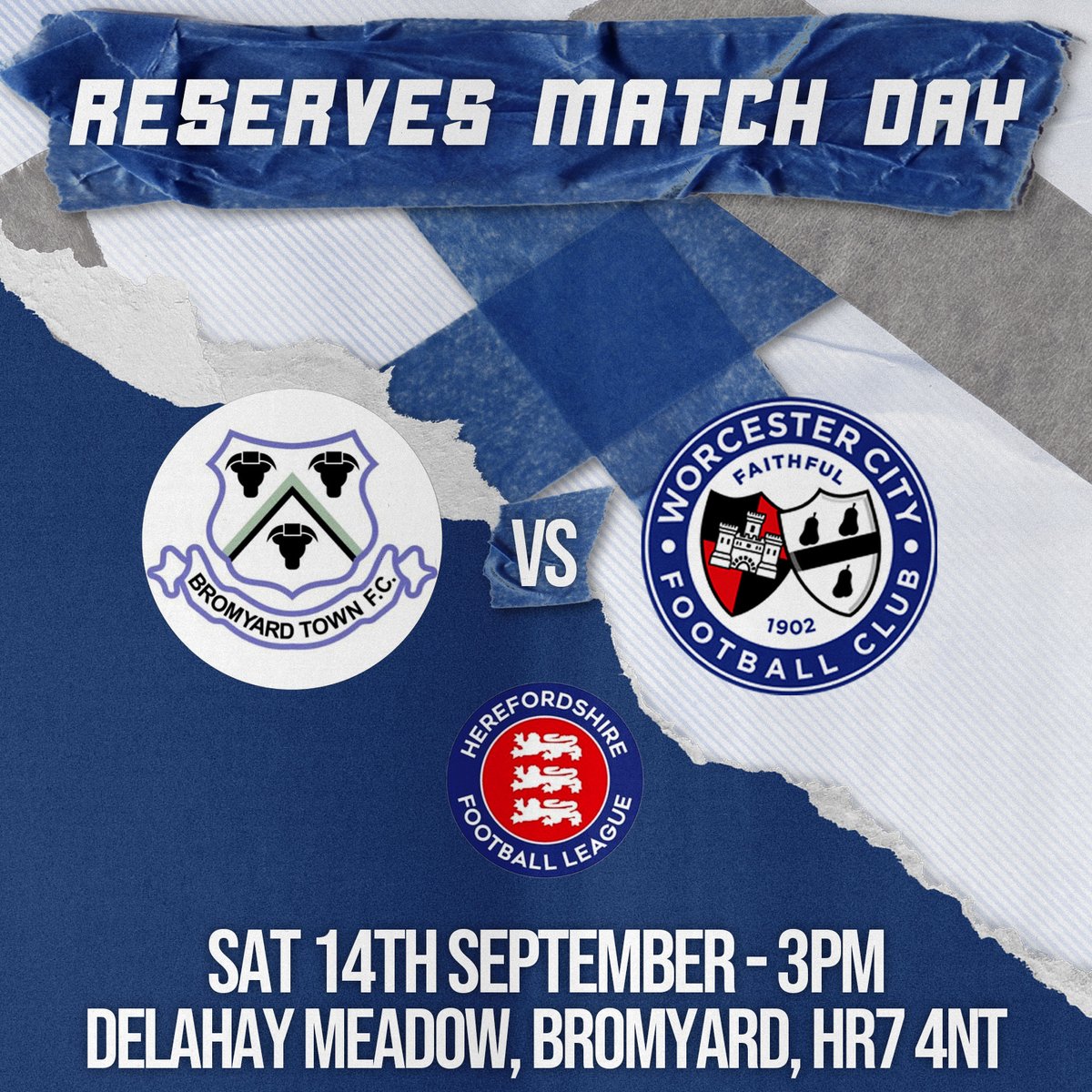 Worcester City FC - Pathway (@wcfc_pathway) on Twitter photo Our Reserves travel to Bromyard Town this Saturday for a 3pm Kick Off
<a href="/BromyardTownFC/">Bromyard Town FC</a> <a href="/WorcesterCityFc/">Worcester City FC</a> Our Reserves travel to Bromyard Town this Saturday for a 3pm Kick Off
<a href="/BromyardTownFC/">Bromyard Town FC</a> <a href="/WorcesterCityFc/">Worcester City FC</a>