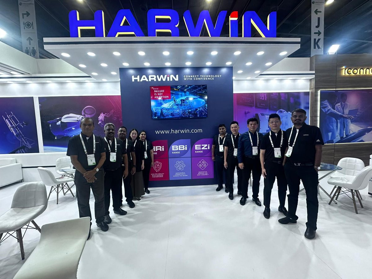 iConnexion_Asia's tweet photo. 🚀 Day 2 at #ElectronicaIndia2024 is here! Visit us at 𝐇𝟏𝟏.𝐉𝟐𝟏 to see our latest products in action. Don’t miss live demos and insights into the future of electronics! 🔧💡
#ElectronicaIndia2024 #Harwin #iConnexion #FutureOfElectronics https://t.co/vkujVis5YY
