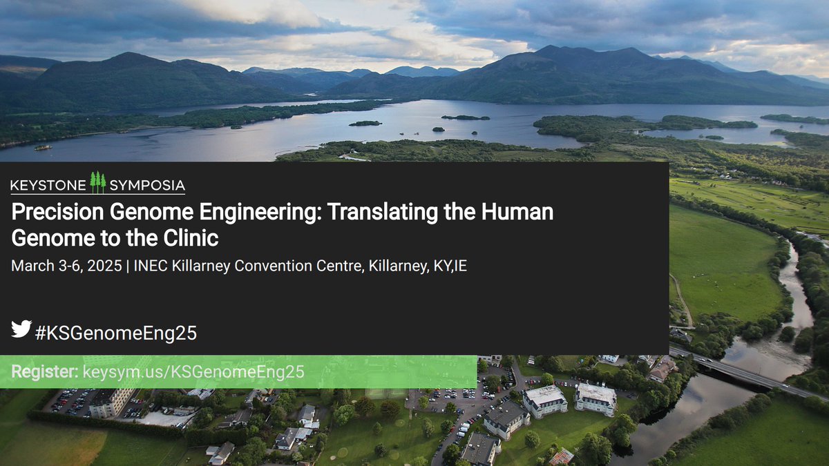 celltherapynews's tweet photo. Deadlines are approaching for @KeystoneSymp Precision #GenomeEngineering : Translating the #HumanGenome to the Clinic, this March in Killarney! See scholarship, abstract and discount reg dates: https://t.co/M9OfmtvO4p
#KSGenomeEng25 https://t.co/t7LciBBsCM