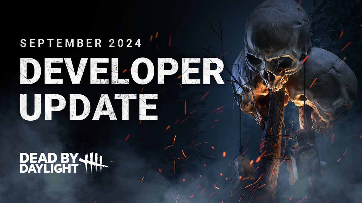DeadbyDaylight's tweet photo. The 8.3.0 PTB is on the way, along with:  
🔶 Changes to 20 Perks
💀 Finishing Mori  
🔪 Killer changes 

Learn more
Reddit 🗞️ https://t.co/wFxYUXmqyR
Forums 📰 https://t.co/AyMkls0C2H https://t.co/0No0w2DSwv