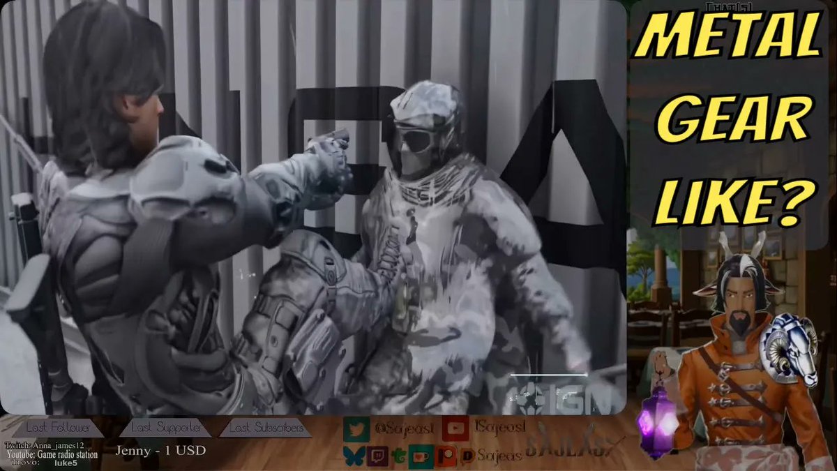 Sajeas1's tweet image. Metal gear like?

Vtuber trailer reaction to 

Black State - Reveal

on Y-channel.

#Vtubers #VtuberEn #blackstate