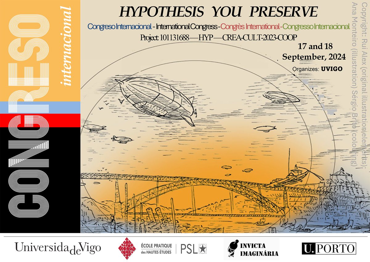 ⚠️O congreso 'Hypotesis you preserve' terá lugar no campus de Pontevedra o 17 e 18 de setembro e convida á cidadanía a escribir unha historia alternativa que poña de relevo os valores europeos.

➡️⁣⁣⁣⁣ i.mtr.cool/paicysiyhp

#MáisUVigo #SempreUVigo #VivoUVigo #SomosUVigo