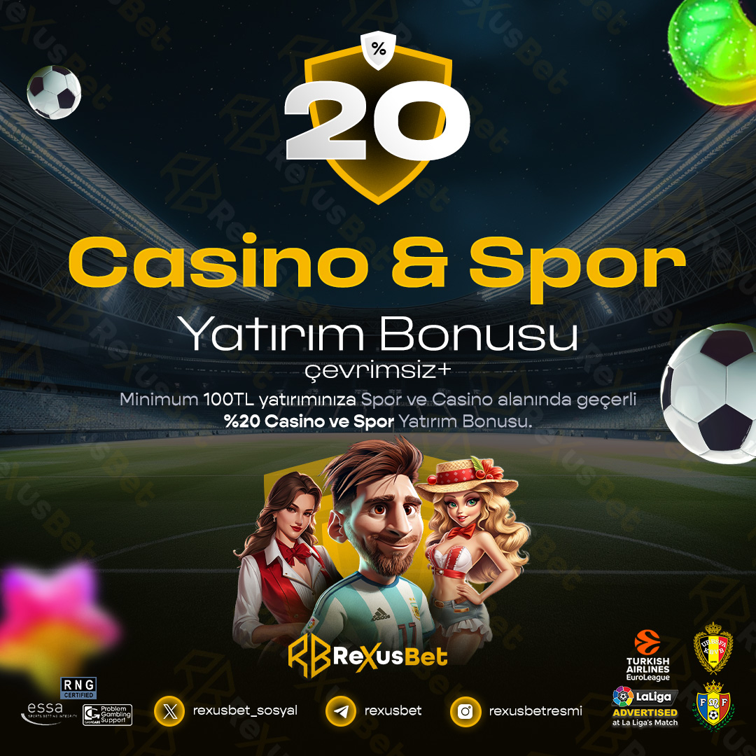 RexusbetDestek's tweet photo. ❤️ #REXUSBET'ten %20 YATIRIM BONUSU
⚠️ SPOR &amp; CASINO ALANLARINDA GEÇERLİ❗️
😻 EN ÇOK TERCİH EDİLEN OYUNLARI "GÜVENLE" OYNAYIN
✅ EN İYİ ORANLARDAN BONUSLARI ALIN😻
#RexusbetleKazan💰
#bonus #freebet #freespin #onlineslot #betting #slot https://t.co/HyzBIcj0Nj
