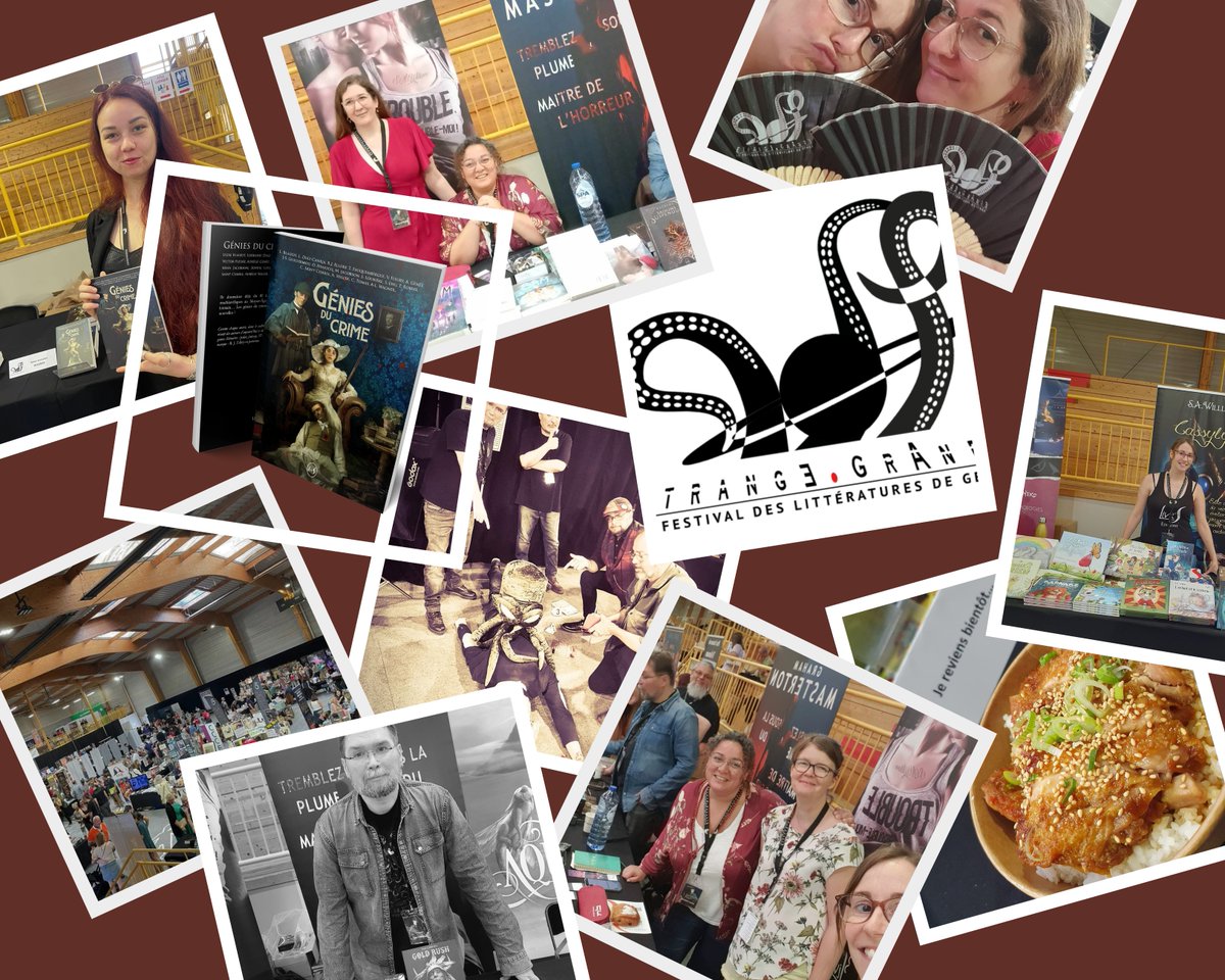 Le Festival Etrange-Grande, c'est terminé, et c'était génial !
Merci à Jean-Sébastien Guillermou, Johann Girost et à toute leur équipe, organisateurs, bénévoles, lecteurs et lectrices.  Rendez-vous en 2025 avec grand plaisir !