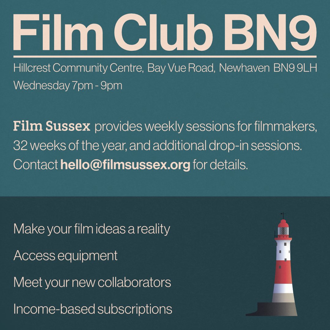Film Club - BN9 - Starting October the 2nd Hillcrest Community Centre - 7pm till 9pm 🎥 filmsussex.org/filmclub-bn9?