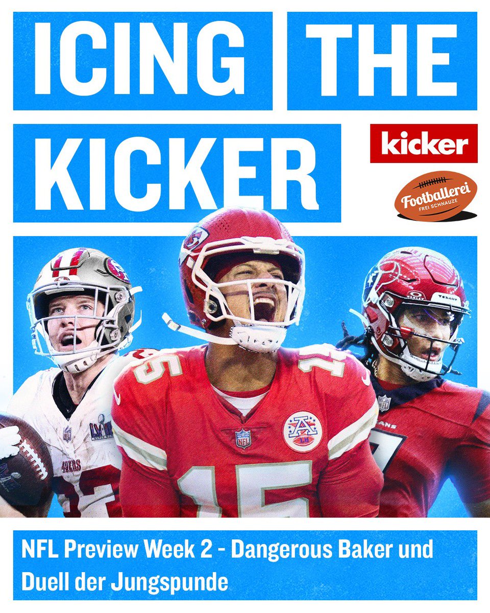 Hier reagiert niemand über! Oder vielleicht doch ein wenig..? Der erste Spieltag der neuen NFL-Saison ist in den Büchern - und bei einigen Teams klingeln bereits die Alarmglocken. Wir ordnen für euch alles ein.

Zum Podcast 👉 open.spotify.com/episode/5mhREk…