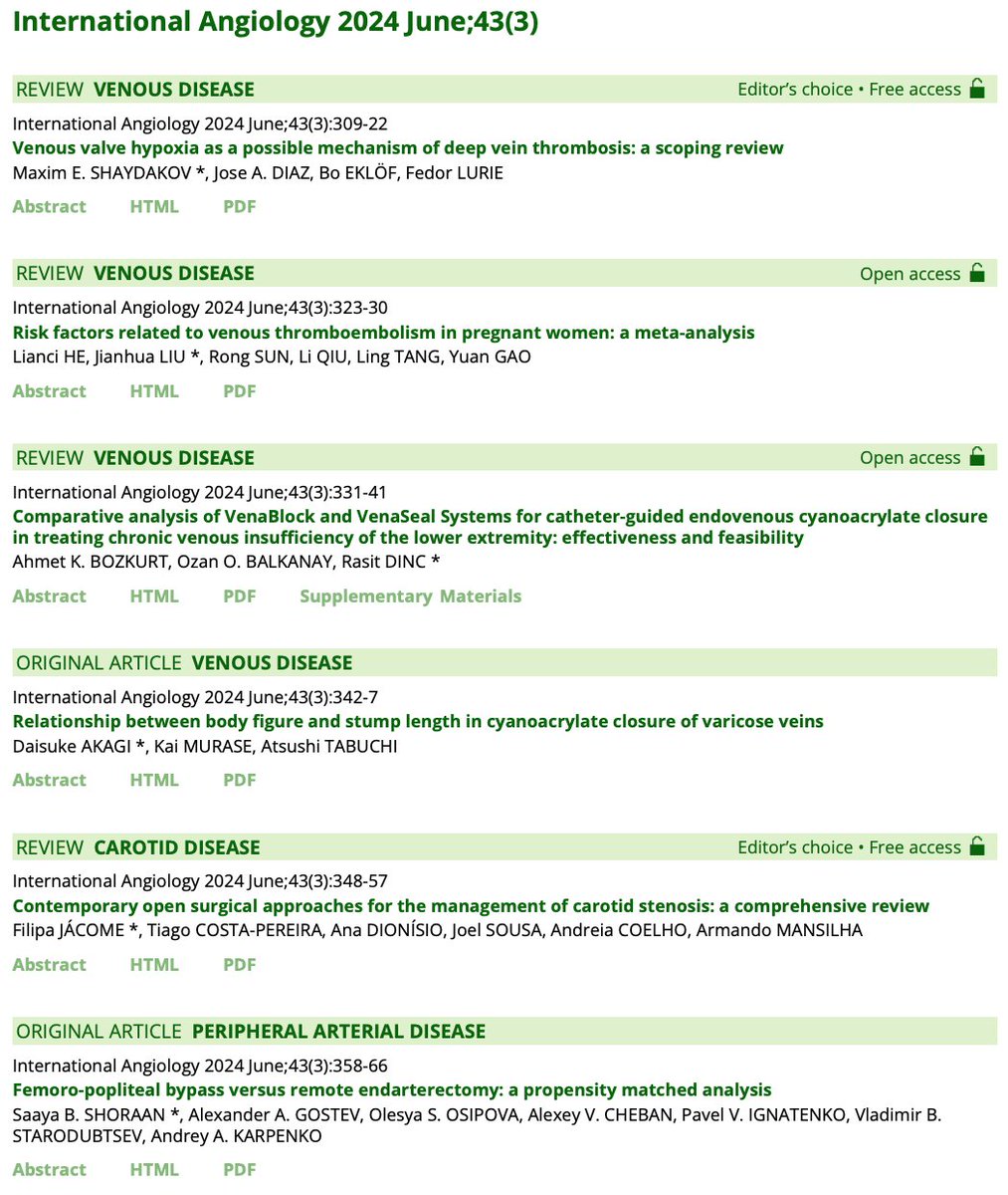 International Angiology tweet media