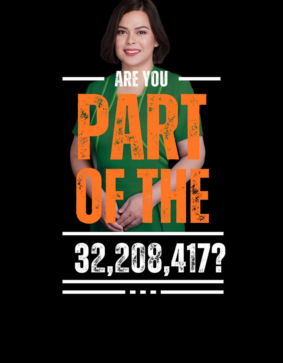 Hangang sa matapos ang termino mo ang supporta namin sayo 💯. Never back down!👊🇵🇭💚

#ProtectVPSaraDuterte