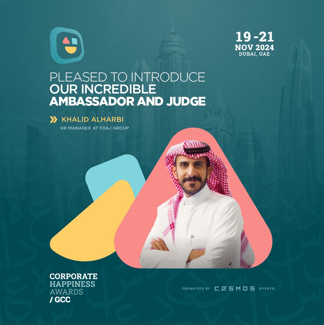 alharbi_hr's tweet photo. سعيد بإنضمامي متحدثاً وسفيراً
لجائزة السعادة للشركات في الخليج والمقامة في دُبي في نوفمبر القادم

للإنضمام والتفاصيل أكثر عن الجائزة
https://t.co/8UdS01nrSK

@CosmosEventsme https://t.co/Ezt5ziXbaS