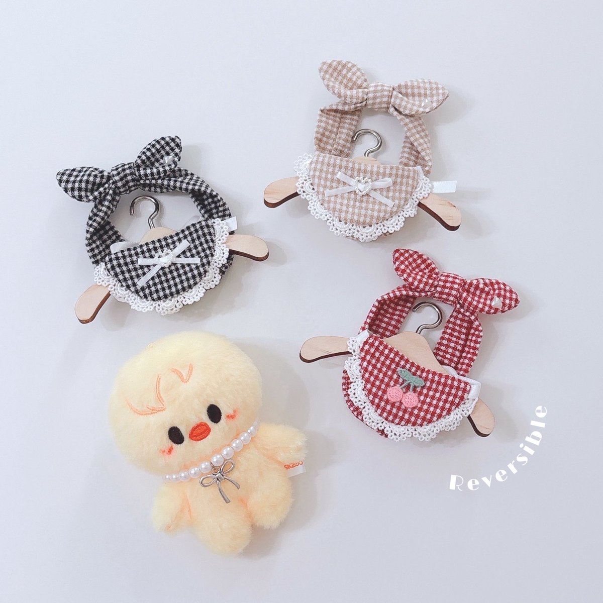 9月27日(金)21:00〜メルカリshopに
10cmスタイ＆ヘアバンド出品します🎀🍼
他にもサロペ＆ヘアバンドセットやモールドールも出品するのでまたpostしていきます♡

skzoo ぬい服 BbokAri jiniret スキズ StrayKids stay 推し活 ぬい活 ぬい撮り ハンドメイド