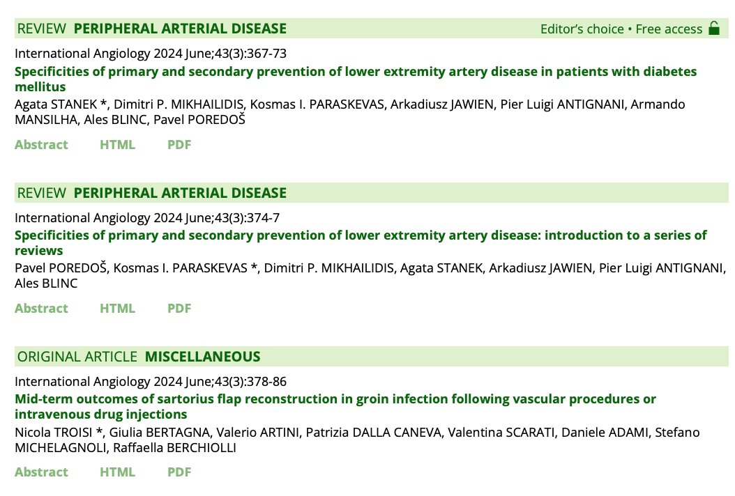 International Angiology tweet media