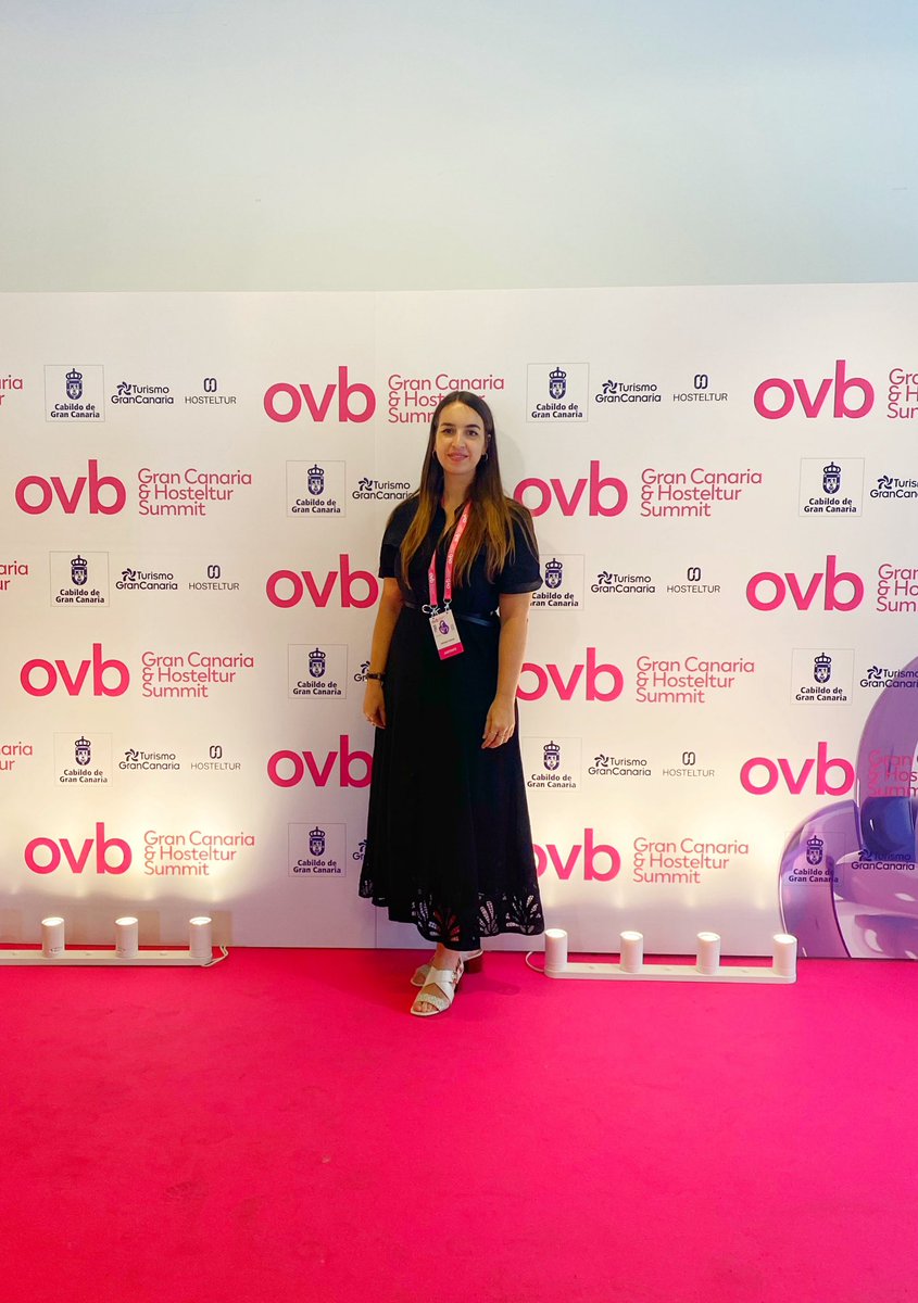 MiriaMolowny's tweet photo. ¡Buenos días desde #OVB24! Fantástica oportunidad anual para salir de la rutina, reflexionar y aprender. Gracias Cabildo, Turismo de Gran Canaria y Hosteltur por hacerlo posible: https://t.co/hcDhzRMU1A