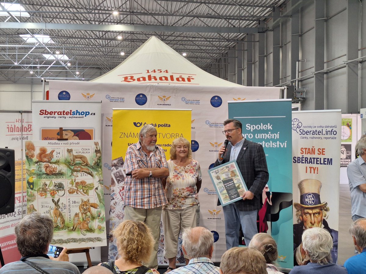 Ceska_posta_sp's tweet photo. Ve dnech 6. – 7. září se konal na výstavišti PVA Expo v pražských Letňanech veletrh Sběratel, na kterém byla již tradičně přítomna také Česká pošta.
#ceskaposta #sberatel #znamkovatvorba #filatelie #filatelista https://t.co/POcLwiQ2TY