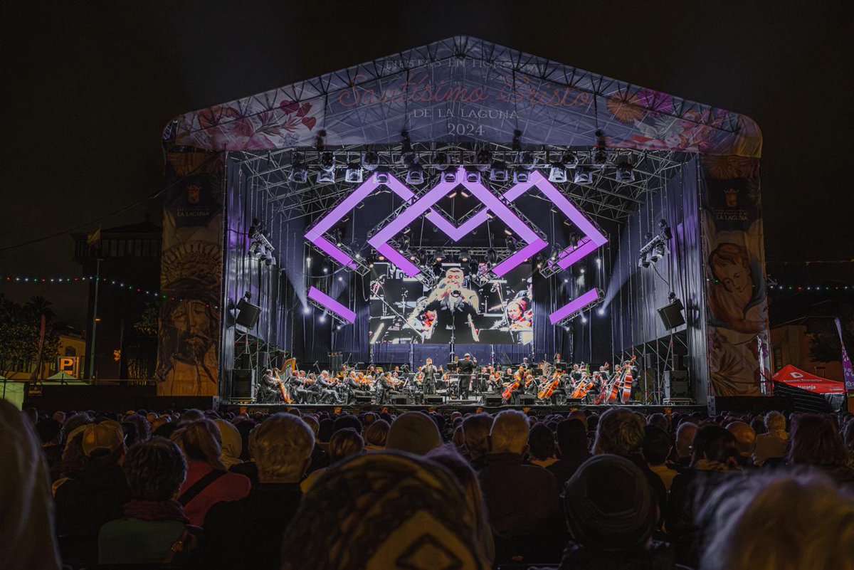 🎶 El 6 de septiembre vivimos una noche inolvidable: El concierto extraordinario de la Orquesta Sinfónica de Tenerife que formó parte de las Fiestas en Honor al Santísimo Cristo de La Laguna.  🎉🎸 Gracias a todos por compartir este momento. 👏🎵 <a href="/SinfonicaTF/">Sinfónica Tenerife</a>