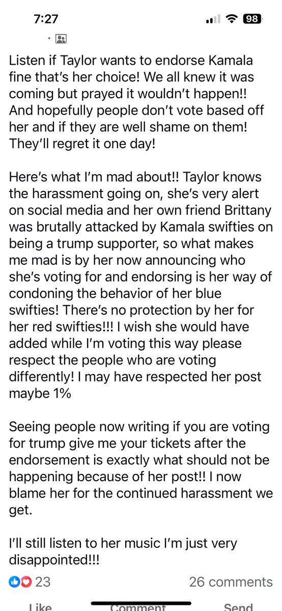 queenjay_11's tweet photo. @MAGASwifties47 @taylorswift13 @taylornation13 @trumpswiftie https://t.co/hLMgBDa2zJ