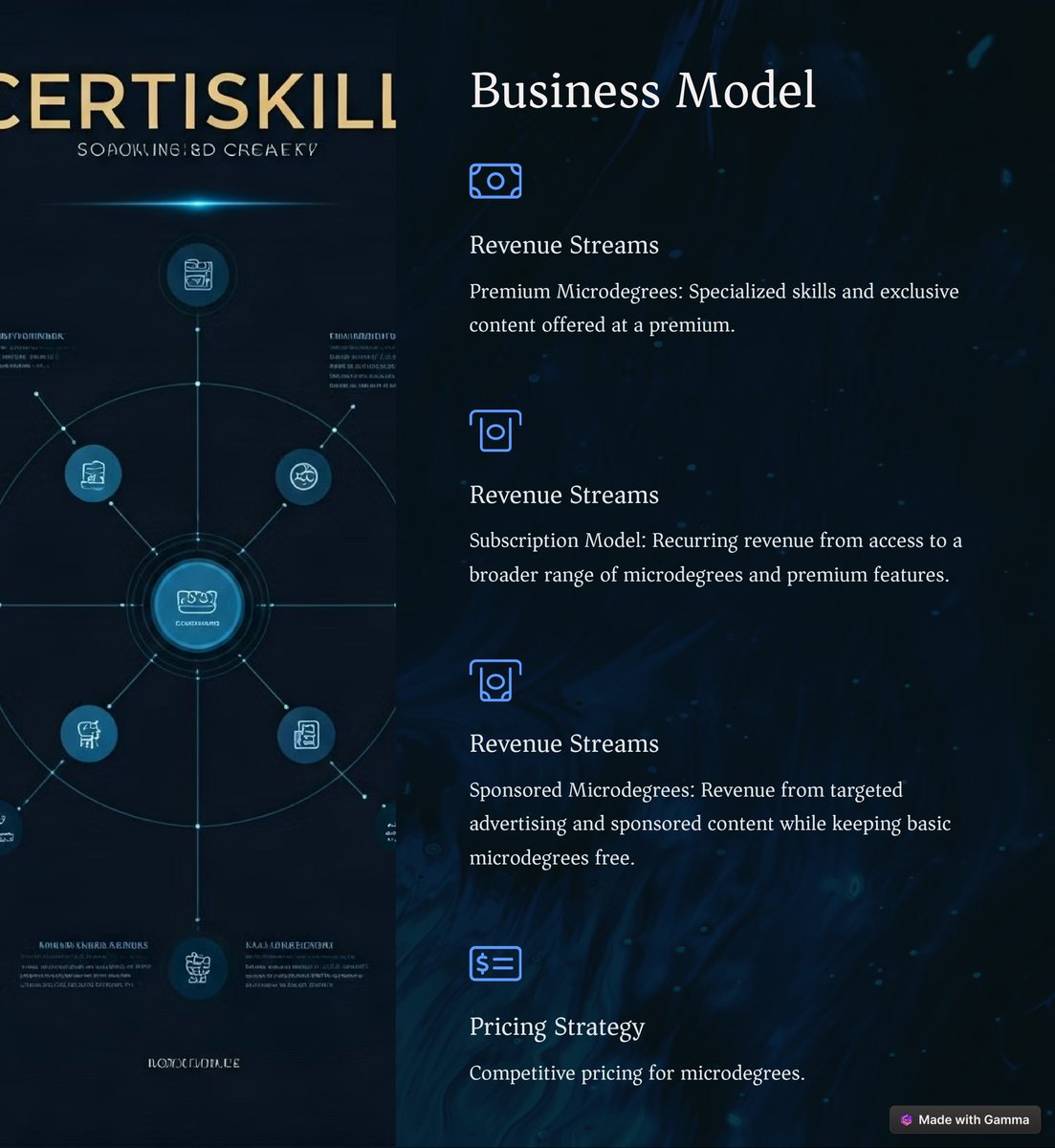 jaswanth_aitha's tweet photo. I’m thrilled to share CERTISKILL, a groundbreaking platform that is set to transform the way we learn and earn credentials.  

🚀 What is CERTISKILL? 
CERTISKILL is an AI-powered system that dynamically tracks your progress and awards microdegrees as you master specific skills https://t.co/6eugEO4q4w