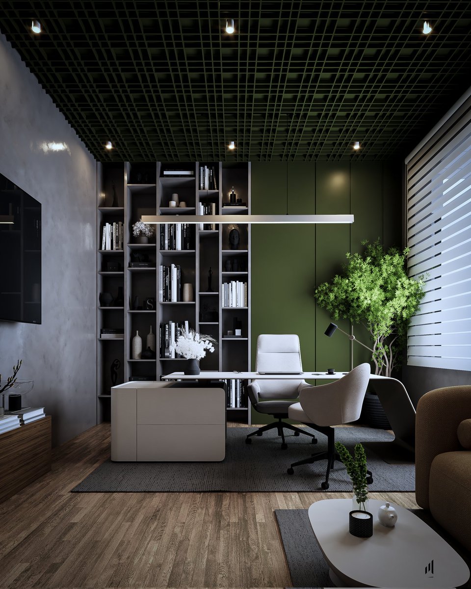 MEGAMAN638's tweet image. Transforming workspace vibes with a perfect blend of olive green and vibrant  accents. 🍃🧡 #OfficeDesign #InteriorInspo #ColorPop #WorkspaceStyle #LaCasaDeLosFamososMx #dilematvi #LaCasaDeLosFamososMexico #นายกรัฐมนตรี #LingOrm #السعودية_الصين #Russia #Binance