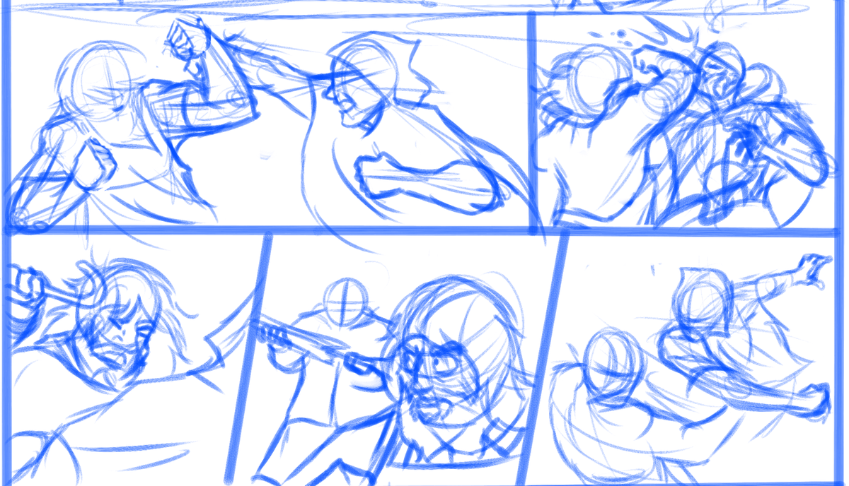 albornstella's tweet photo. Man, drawing fight scenes is hard. Especially a 3v1. 

Think these comics gonna take longer than usuall, ^^; https://t.co/CB21idBW95