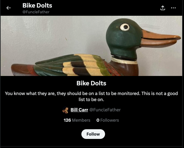 Remember - if you are on a list you don't want to be on, you can always block the list owner. On the other hand you may use the list to follow a few more people x.com/i/lists/175273…