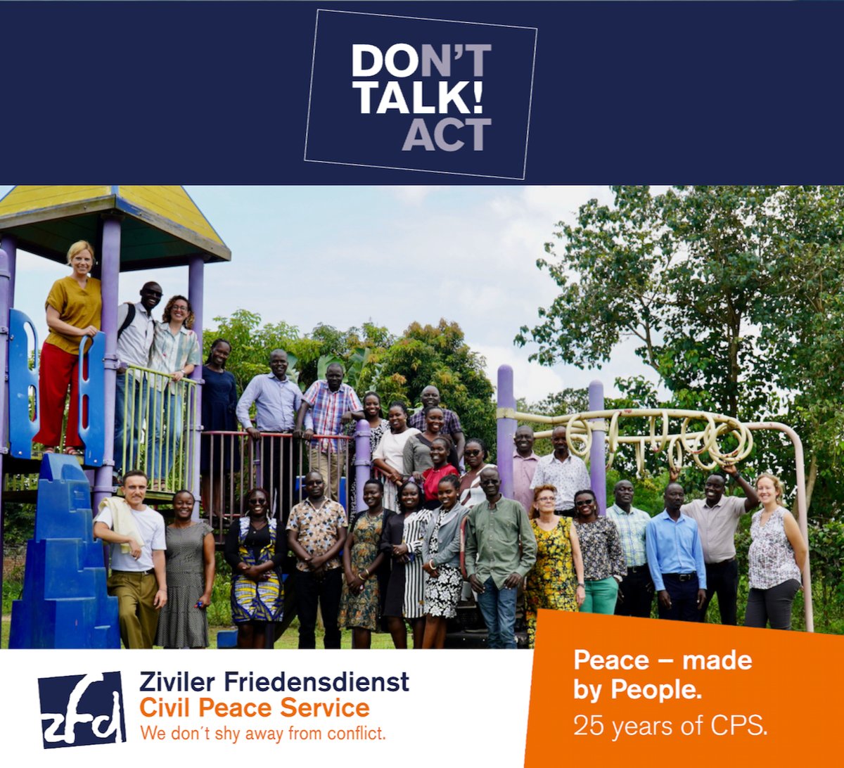 giz_uganda's tweet image. We are celebrating #peaceday today. But should we? In a year with no single day of #peace, war mustn't become the #newnormal. GIZ Civil Peace Service works on conflict #transformation every day – join us! Be it in your community or your heart: Seek peace #today.