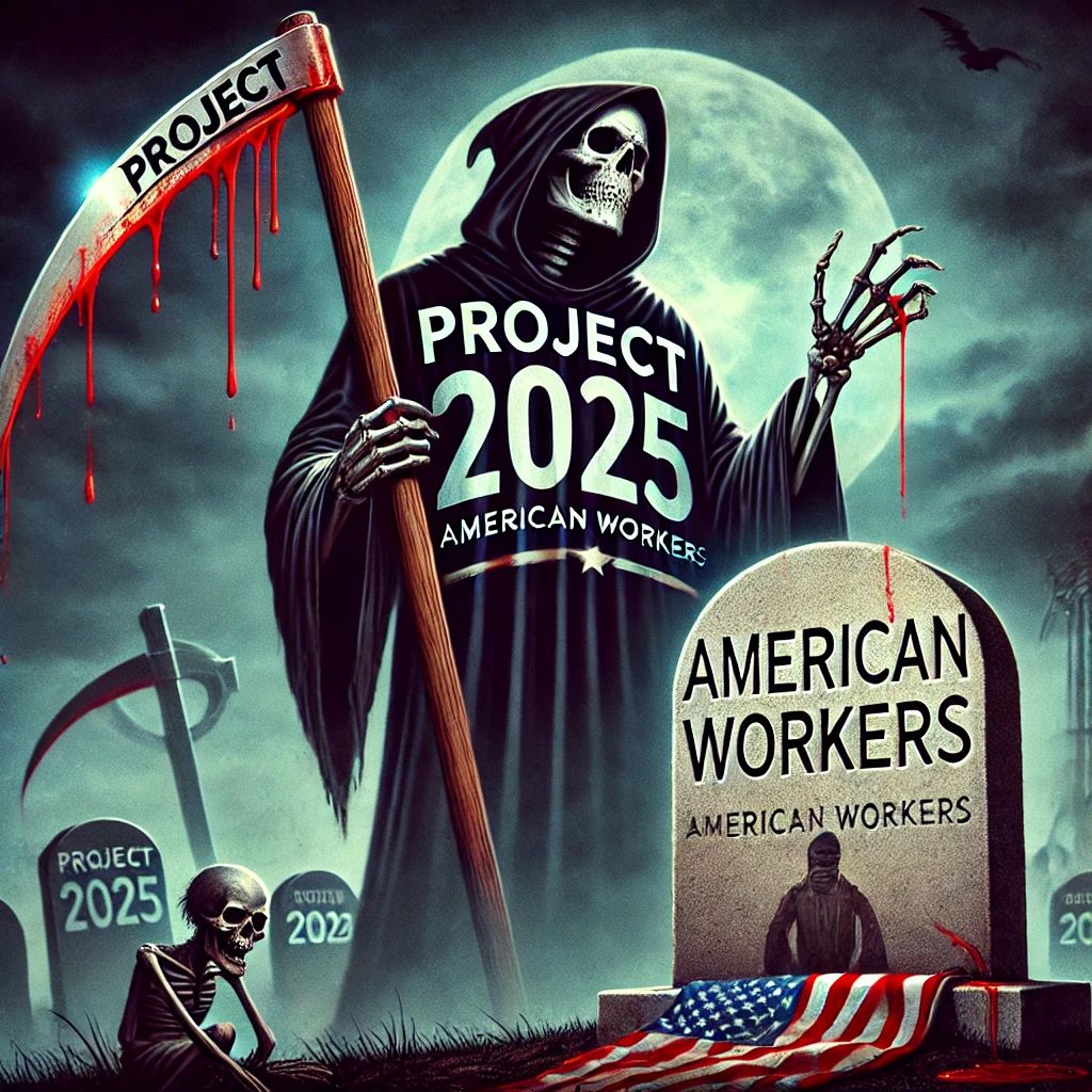 Scott Robinson, Deputy Director of Government Affairs, IAFF. As a firefighter and public sector employee, I can't help but shake my head at The Heritage Foundation's Project 2025. On page 82 of the Mandate, they suggest that congress make public-sector unions Illegal.