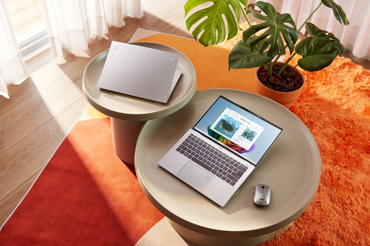 SuccessChTv's tweet image. เอเซอร์ขยายไลน์ผลิตภัณฑ์ Copilot+ PC เปิดตัว Acer Swift 14 AI และ Acer Swift Go 14 AI  

successchannel.co/post_news?post… 

#เอเซอร์
#Acer
#AcerSwift14AI 
#AcerSwiftGo14AI