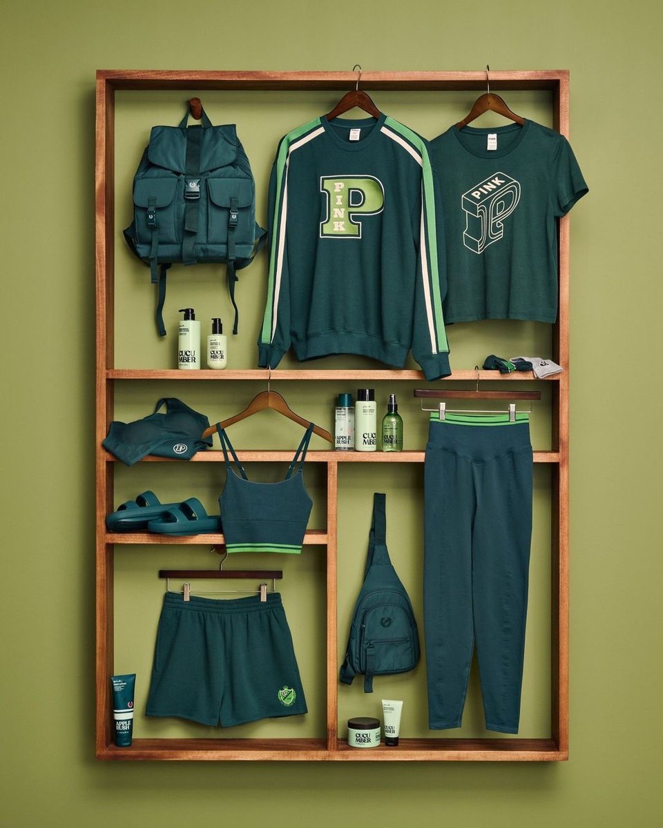 The only “green goddess dressing” we know is you when you put on new <a href="/VSPINK/">vspink</a> arrivals in this gorgeous color.