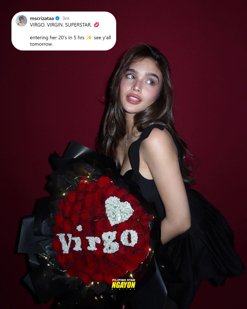 psngayondigital's tweet photo. Criza Taa, nag-upload sa Instagram ng ilang stunning snaps mula sa kanyang birthday photoshoot.

“VIRGO. VIRGIN. SUPERSTAR. 💋 entering her 20’s in 5 hrs ✨,” sulat nito sa kanyang post.

(Instagram/mscrizataa) https://t.co/g8AmGfSiiq